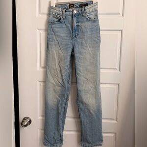 Lee Women's Light Blue Straight Leg Jeans